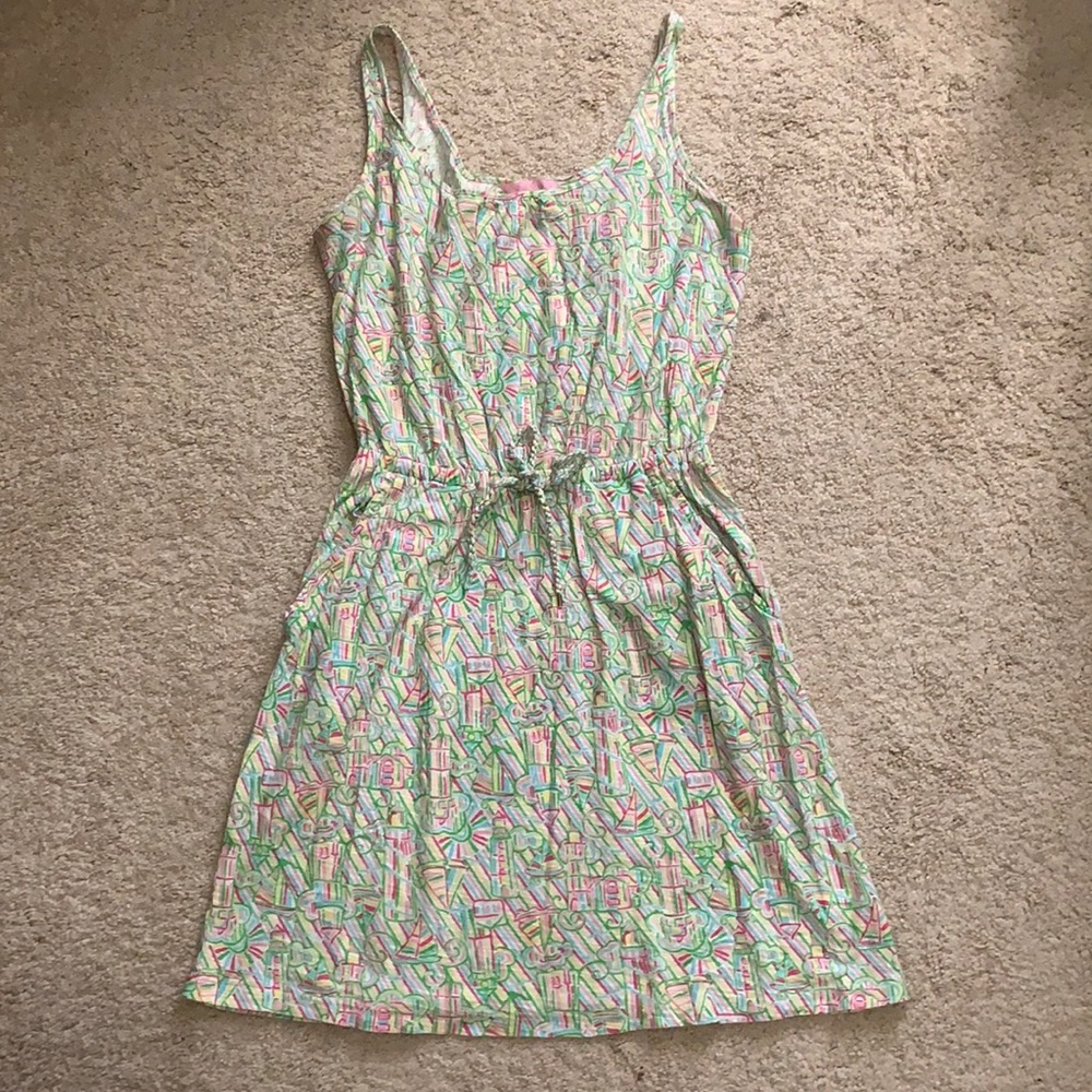 Lilly Pulitzer Kori Dress ResortWhiteGuidingLight